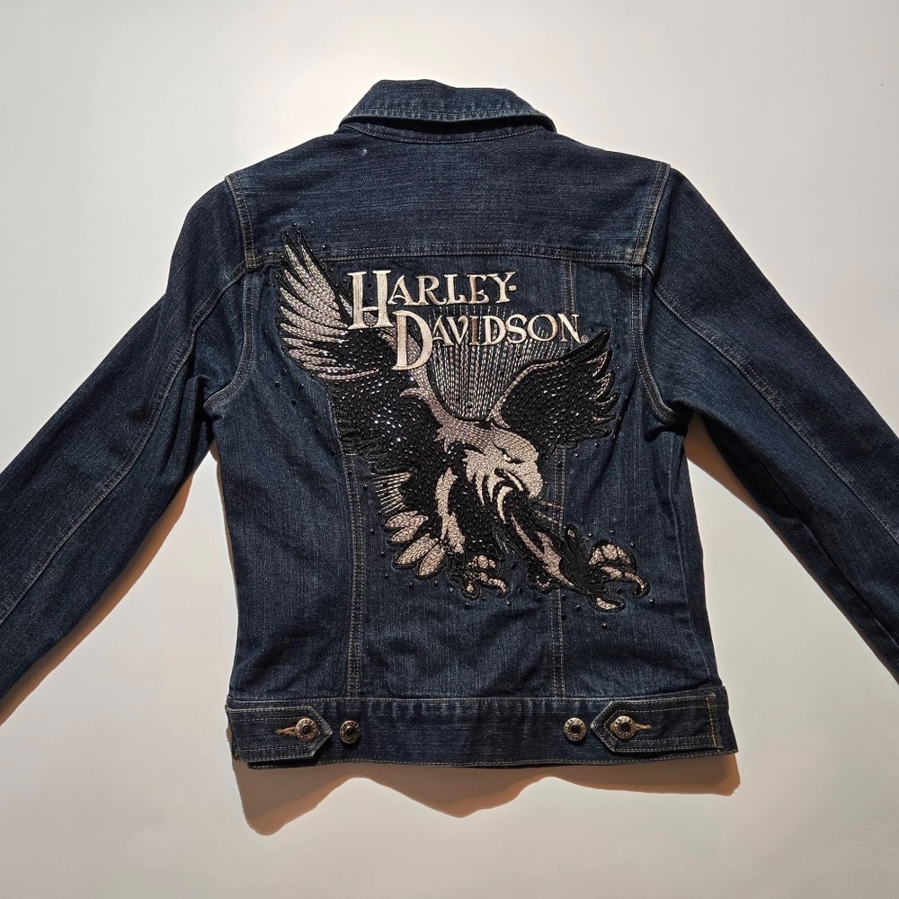 Harley Davidson Jean Jacket - Size XS
